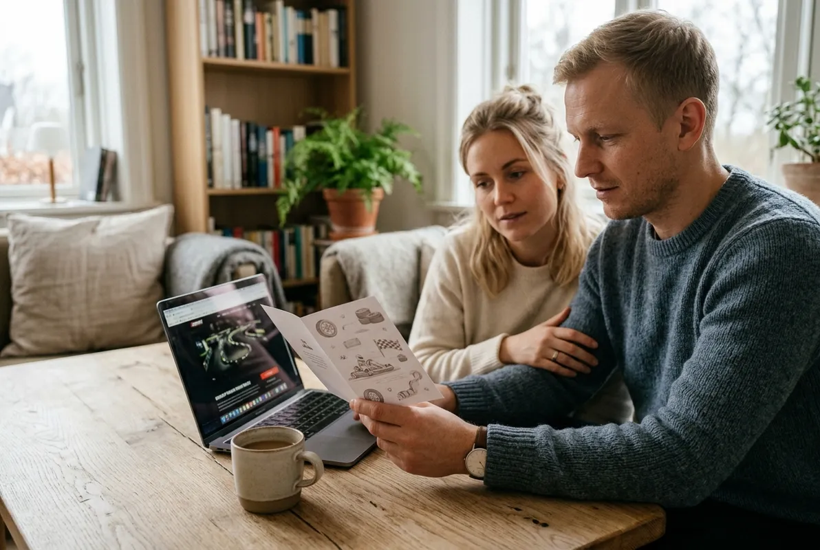 Indendørs eller udendørs gokartbane?
