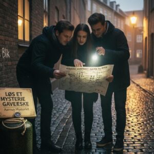 Aarhus: venner med kryptisk kort