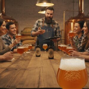 Hyggelig ølsmagning med brygger