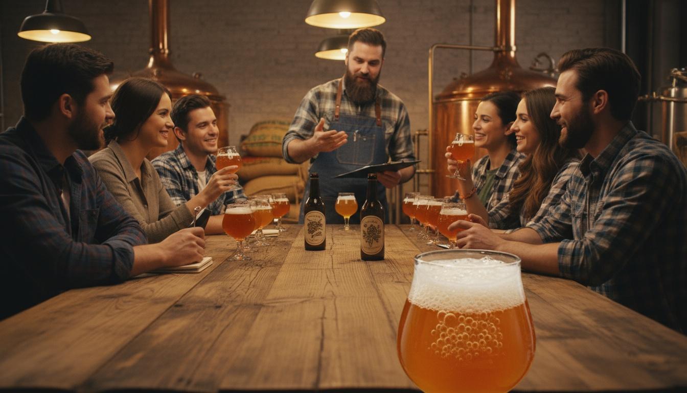 Hyggelig ølsmagning med brygger