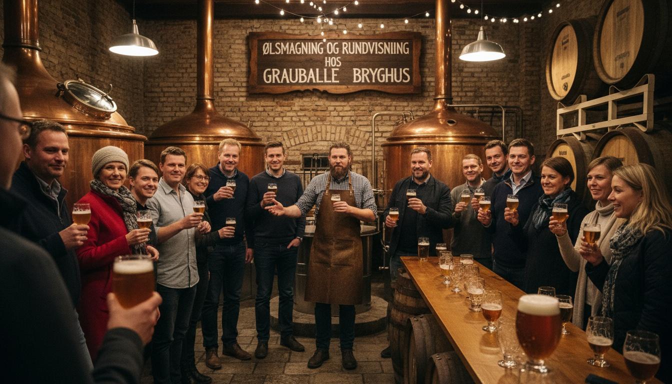 Ølsmagning og rundvisning hos Grauballe Bryghus