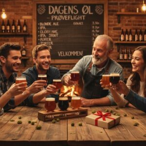 Hyggelig ølsmagning med venner